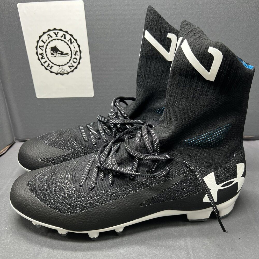 Under Armour C1N MC 3022659-001 Shine thru The Shade Black/white Men Sz 9.5 NEW